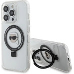 Karl Lagerfeld KLHMP15LHMRSKHH iPhone 15 Pro 6.1 white/white hardcase Ring Stand Karl Head MagSafe - (KF001826-0)