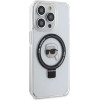 Karl Lagerfeld KLHMP15LHMRSKHH iPhone 15 Pro 6.1 white/white hardcase Ring Stand Karl Head MagSafe - (KF001826-0)