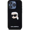 Karl Lagerfeld KLHMP15LSKHPPLK iPhone 15 Pro 6.1 black/black hardcase Silicone Karl Head Print MagSafe - (KF002441-0)