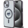 Karl Lagerfeld KLHMP15MHCHNOTK iPhone 15 Plus 6.7 transparent hardcase IML Choupette`s Head MagSafe - (KF001767-0)