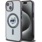Karl Lagerfeld KLHMP15MHCHNOTK iPhone 15 Plus 6.7 transparent hardcase IML Choupette`s Head MagSafe - (KF001767-0)