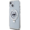 Karl Lagerfeld KLHMP15MHMRSCHH iPhone 15 Plus 6.7 white/white hardcase Ring Stand Choupette Head MagSafe - (KF001832-0)