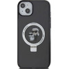 Karl Lagerfeld KLHMP15MHMRSKCK iPhone 15 Plus 6.7black/black hardcase Ring Stand Karl&Choupette MagSafe - (KF001802-0)