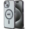 Karl Lagerfeld KLHMP15SHKHNOTK iPhone 15 6.1'' transparent hardcase IML Karl`s Head MagSafe - (KF001763-0)