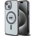 Karl Lagerfeld KLHMP15SHKHNOTK iPhone 15 6.1'' transparent hardcase IML Karl`s Head MagSafe - (KF001763-0)