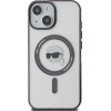Karl Lagerfeld KLHMP15SHKHNOTK iPhone 15 6.1'' transparent hardcase IML Karl`s Head MagSafe - (KF001763-0)