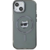 Karl Lagerfeld KLHMP15SHLSCHK iPhone 15 6.1 black/black hardcase IML Metal Choupette Head MagSafe - (KF002415-0)