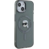 Karl Lagerfeld KLHMP15SHLSKIK iPhone 15 6.1 black/black hardcase IML Metal Karl Head MagSafe - (KF002412-0)