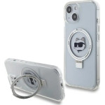 Karl Lagerfeld KLHMP15SHMRSCHH iPhone 15 6.1 white/white hardcase Ring Stand Choupette Head MagSafe - (KF001831-0)