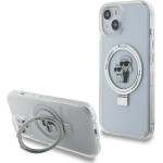 Karl Lagerfeld KLHMP15SHMRSKCH iPhone 15 / 14 / 13 6.1 white/white hardcase Ring Stand Karl&Choupette MagSafe - (KF001809-0)
