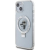 Karl Lagerfeld KLHMP15SHMRSKCH iPhone 15 / 14 / 13 6.1 white/white hardcase Ring Stand Karl&Choupette MagSafe - (KF001809-0)