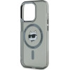 Karl Lagerfeld KLHMP15XHLSCHK iPhone 15 Pro Max 6.7 black/black hardcase IML Metal Choupette Head MagSafe - (KF002417-0)