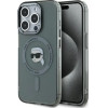 Karl Lagerfeld KLHMP15XHLSKIK iPhone 15 Pro Max 6.7 black/black hardcase IML Metal Karl Head MagSafe - (KF002414-0)