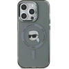 Karl Lagerfeld KLHMP15XHLSKIK iPhone 15 Pro Max 6.7 black/black hardcase IML Metal Karl Head MagSafe - (KF002414-0)