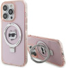 Karl Lagerfeld KLHMP15XHMRSCHP iPhone 15 Pro Max 6.7 pink/pink hardcase Ring Stand Choupette Head MagSafe - (KF001830-0)