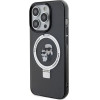 Karl Lagerfeld KLHMP15XHMRSKCK iPhone 15 Pro Max 6.7 black/black hardcase Ring Stand Karl&Choupette MagSafe - (KF001804-0)