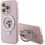 Karl Lagerfeld KLHMP15XHMRSKCP iPhone 15 Pro Max 6.7 pink/pink hardcase Ring Stand Karl&Choupette MagSafe - (KF001808-0)