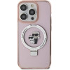 Karl Lagerfeld KLHMP15XHMRSKCP iPhone 15 Pro Max 6.7 pink/pink hardcase Ring Stand Karl&Choupette MagSafe - (KF001808-0)