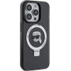 Karl Lagerfeld KLHMP15XHMRSKHK iPhone 15 Pro Max 6.7 black/black hardcase Ring Stand Karl Head MagSafe - (KF001824-0)