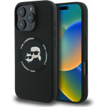 Karl Lagerfeld KLHMP16LSKCHTCK iPhone 16 Pro 6.3 black/black hardcase Silicone Karl&Choupette Heads MagSafe - (KF002503-0)