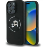 Karl Lagerfeld KLHMP16XSKCHTCK iPhone 16 Pro Max 6.9 black/black hardcase Silicone Karl&Choupette Heads MagSafe - (KF002447-0)