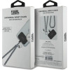 Karl Lagerfeld KLUCHCSKPK Universal Universal Hand Strap Choupette case - silver - (KF001697-0)