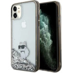 Karl Lagerfeld Liquid Glitter Choupette case for iPhone 11 / Xr - transparent - (KF001897-0)