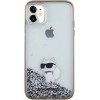 Karl Lagerfeld Liquid Glitter Choupette case for iPhone 11 / Xr - transparent - (KF001897-0)