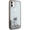 Karl Lagerfeld Liquid Glitter Choupette case for iPhone 11 / Xr - transparent - (KF001897-0)
