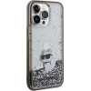 Karl Lagerfeld Liquid Glitter Choupette case for iPhone 13 Pro / 13 - transparent - (KF001898-0)
