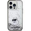 Karl Lagerfeld Liquid Glitter Choupette case for iPhone 14 Pro - transparent - (KF001900-0)