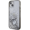 Karl Lagerfeld Liquid Glitter Choupette case for iPhone 15 Plus - transparent - (KF001800-0)