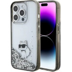 Karl Lagerfeld Liquid Glitter Choupette case for iPhone 15 Pro Max - transparent - (KF001777-0)