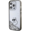Karl Lagerfeld Liquid Glitter Choupette case for iPhone 15 Pro Max - transparent - (KF001777-0)