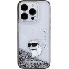 Karl Lagerfeld Liquid Glitter Choupette case for iPhone 15 Pro Max - transparent - (KF001777-0)