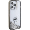 Karl Lagerfeld Liquid Glitter Choupette case for iPhone 15 Pro Max - transparent - (KF001777-0)