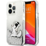 Karl Lagerfeld Liquid Glitter Choupette Fun case for iPhone 13 Pro Max 6.7 - silver - (KF000822-0)
