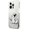 Karl Lagerfeld Liquid Glitter Choupette Fun case for iPhone 13 Pro Max 6.7 - silver - (KF000822-0)