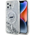 Karl Lagerfeld Liquid Glitter Choupette Head MagSafe Case for iPhone 12 / 12 Pro - Transparent - (KF002107-0)