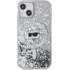 Karl Lagerfeld Liquid Glitter Choupette Head MagSafe case for iPhone 13 - transparent - (KF002108-0)