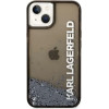 Karl Lagerfeld Liquid Glitter Elong case for iPhone 14 Plus - black - (KF001218-0)