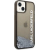 Karl Lagerfeld Liquid Glitter Elong case for iPhone 14 Plus - black - (KF001218-0)