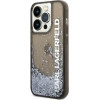 Karl Lagerfeld Liquid Glitter Elong case for iPhone 14 Pro - black - (KF001219-0)