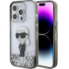 Karl Lagerfeld Liquid Glitter Ikonik case for iPhone 15 Pro - transparent - (KF001773-0)