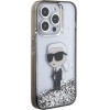 Karl Lagerfeld Liquid Glitter Ikonik case for iPhone 15 Pro - transparent - (KF001773-0)