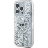 Karl Lagerfeld Liquid Glitter Karl Head MagSafe case for iPhone 15 Pro - transparent - (KF002104-0)