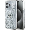 Karl Lagerfeld Liquid Glitter Karl Head MagSafe case for iPhone 15 Pro Max - transparent - (KF002105-0)