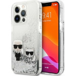 Karl Lagerfeld Liquid Glitter Karl&Choupette case for iPhone 13 Pro Max 6.7 - silver - (KF000738-0)