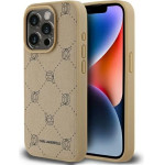 Karl Lagerfeld Magsafe Karl Head Case for iPhone 15 Pro Max - Beige - (KF002197-0)