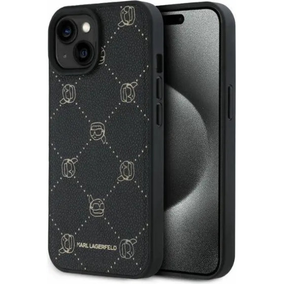 Karl Lagerfeld Magsafe Karl Head iPhone 15 Case - Black - (KF002191-0)